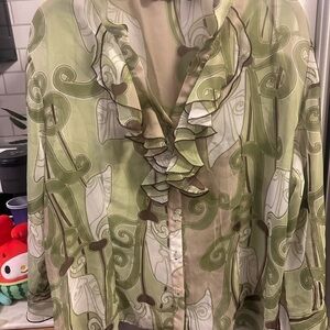 Investments‎ Petites, PXL,very shear, very sexy w/a button open  Valentine’s Day